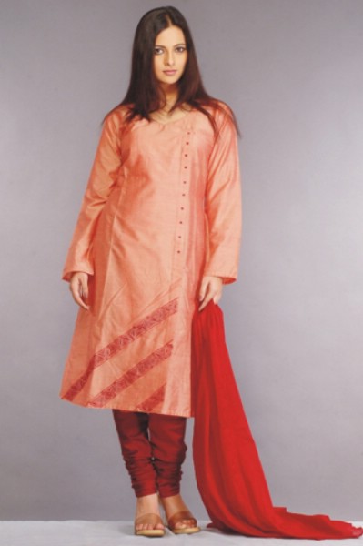 churidar pajama with long shirt