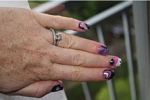 Black Zipper Nails Paint Trend and Manicure Ideas - YusraBlog.com