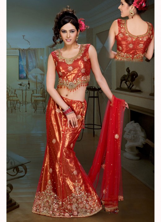 Net Lehenga Choli Fashion: Latest Styles For Girls - YusraBlog.com
