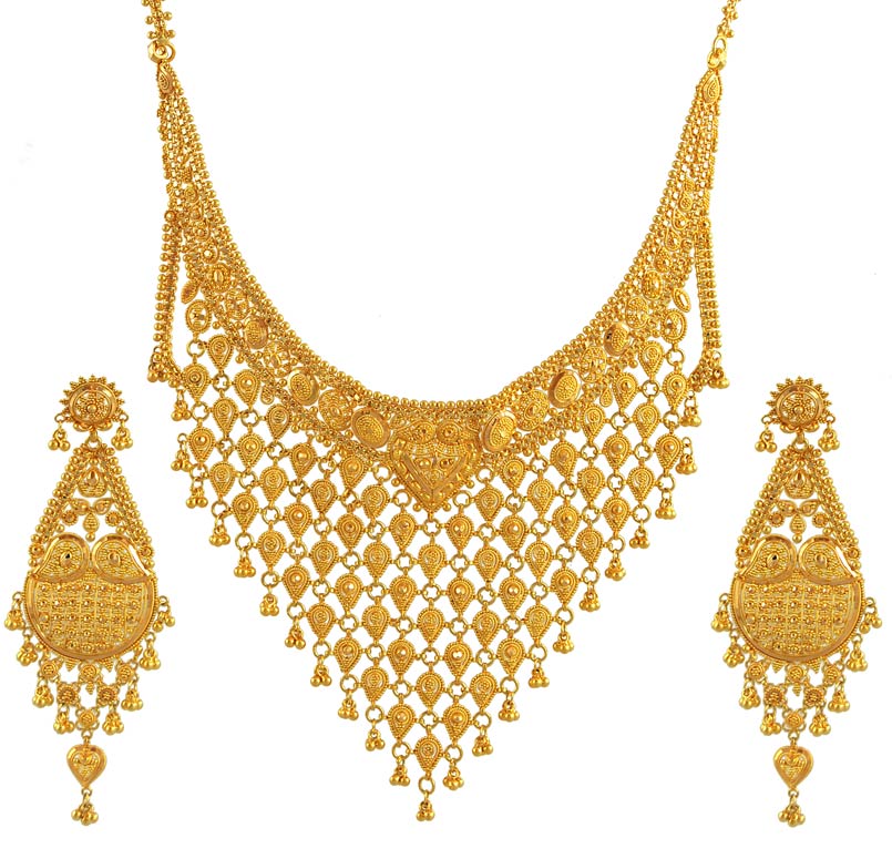 Bridal Gold Jewelery Collection for Pakistani Bridal - YusraBlog.com