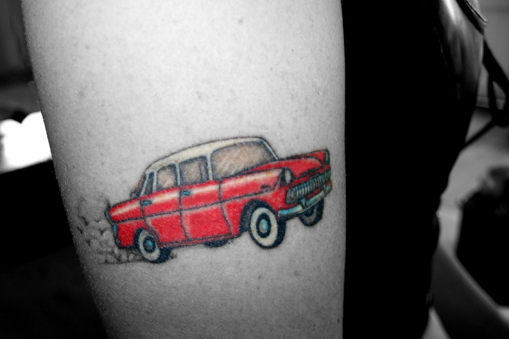 2011 Best Car Tattoo Designs - YusraBlog.com