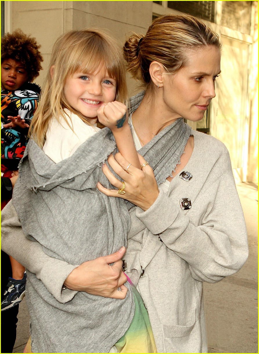 Heidi Klum With Her Daughter 9466