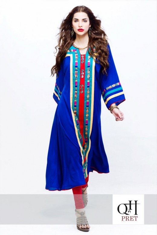 Latest QnH Casual Dresses Collection 2012-13 - YusraBlog.com